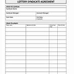 lottery syndicate template